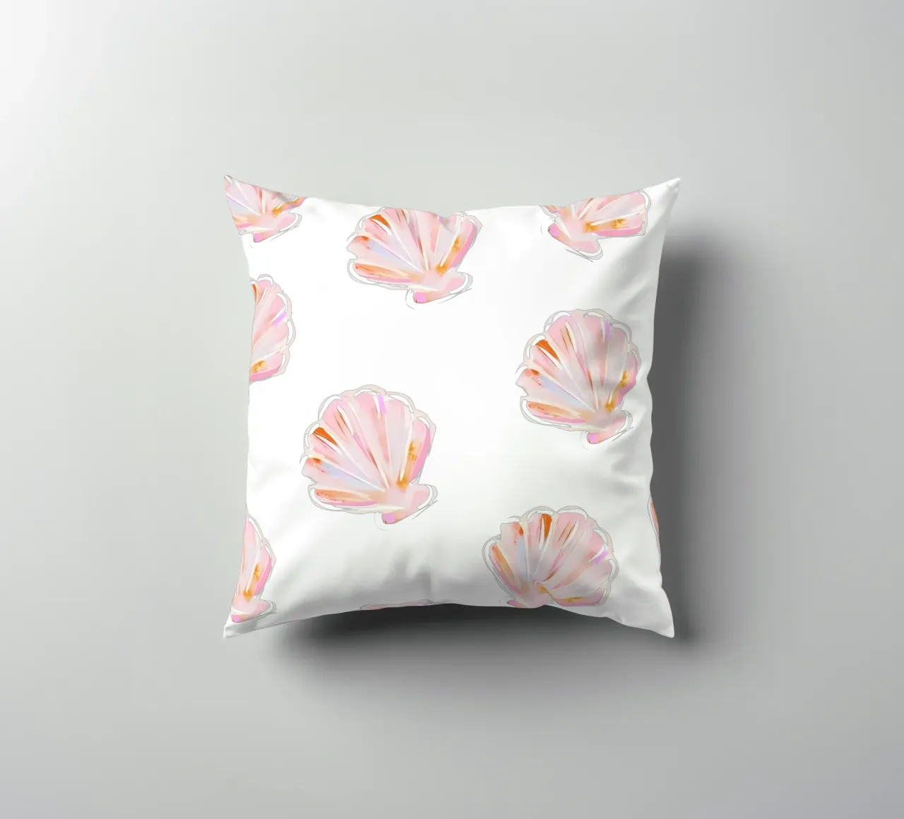 Sea Shell Pattern, Dolce Vita Print, Beach Wall Art decorative cushion by DolceVita