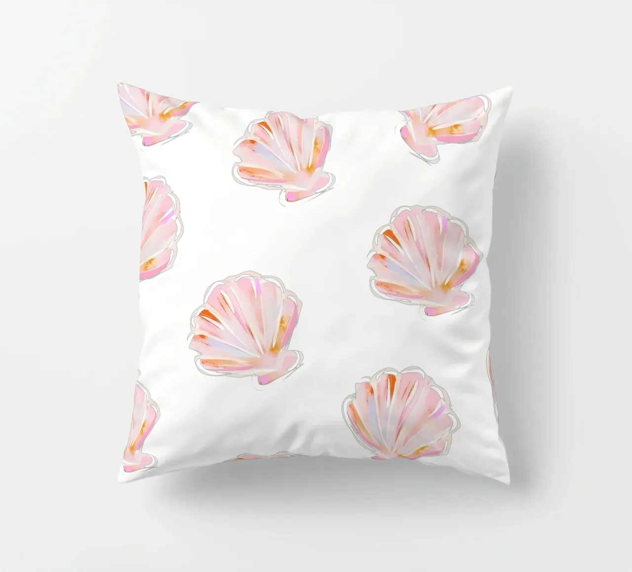 Sea Shell Pattern, Dolce Vita Print, Beach Wall Art decorative cushion by DolceVita