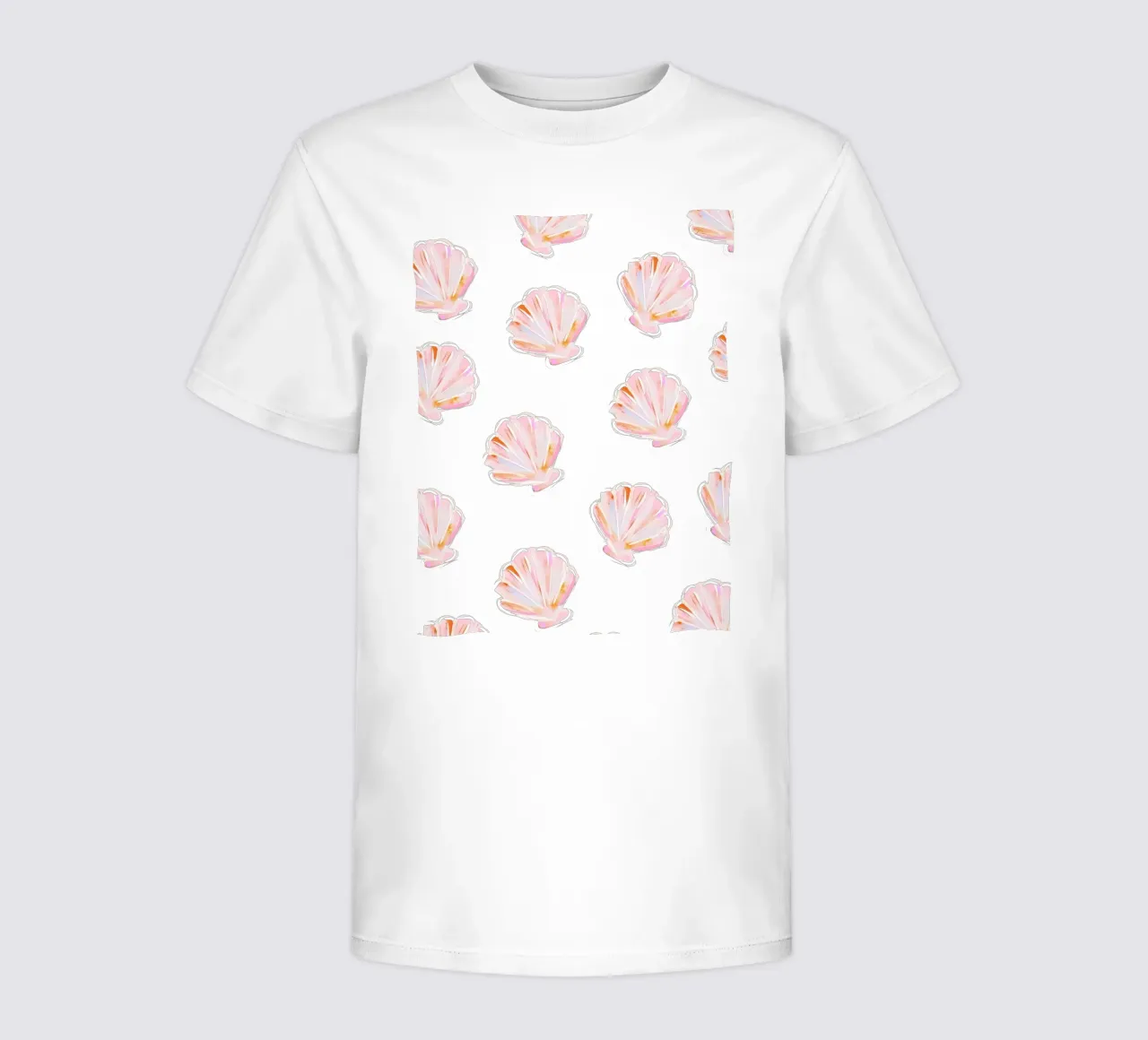 Sea Shell Pattern, Dolce Vita Print, Beach Wall Art kids t-shirt by DolceVita