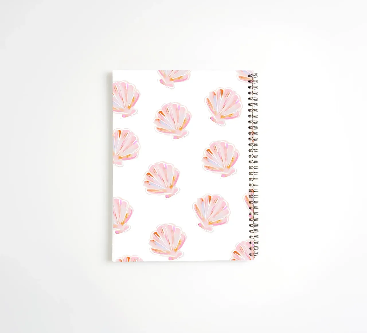 Sea Shell Pattern, Dolce Vita Print, Beach Wall Art spiral notebook by DolceVita