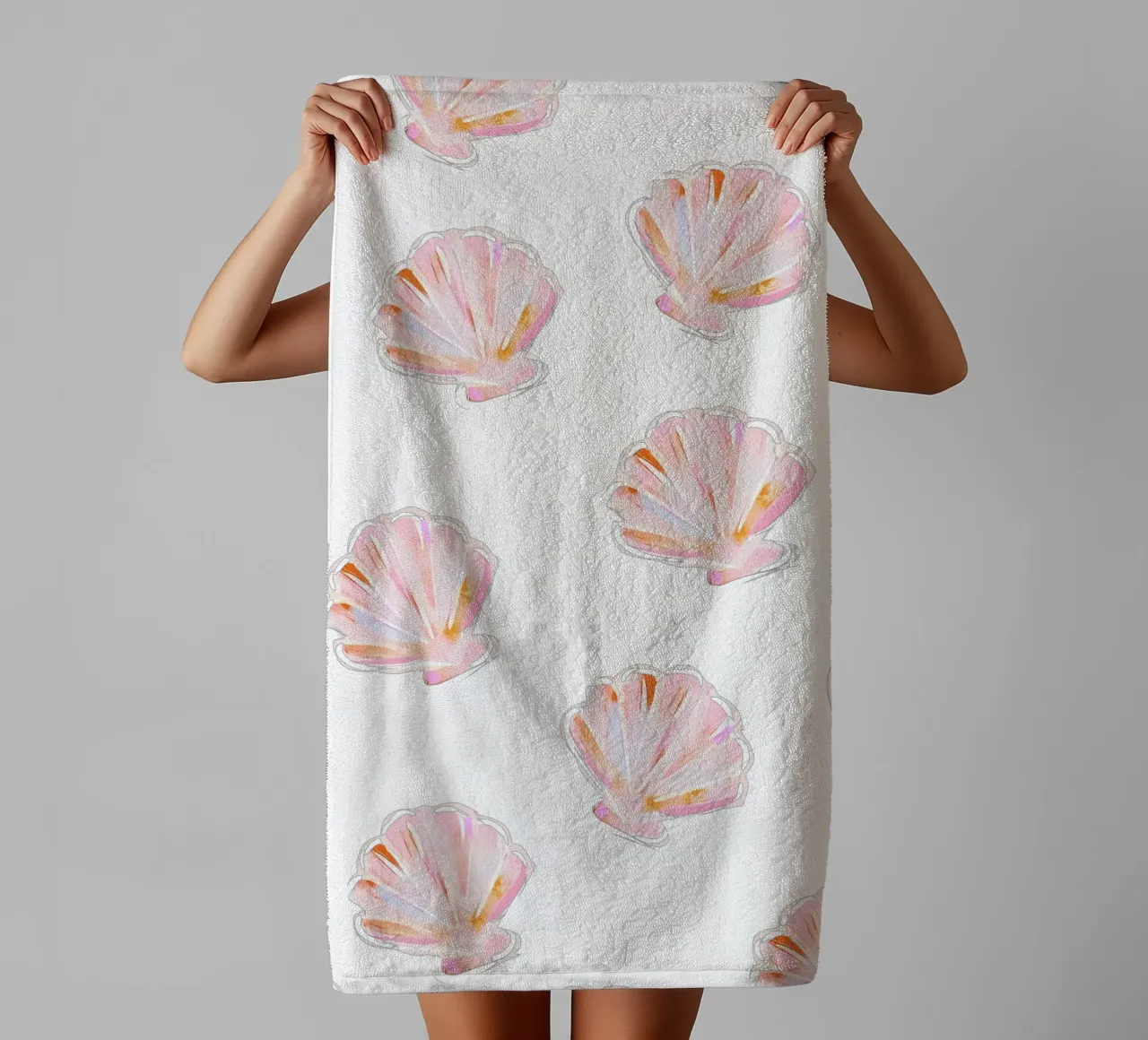 Sea Shell Pattern, Dolce Vita Print, Beach Wall Art towel by DolceVita