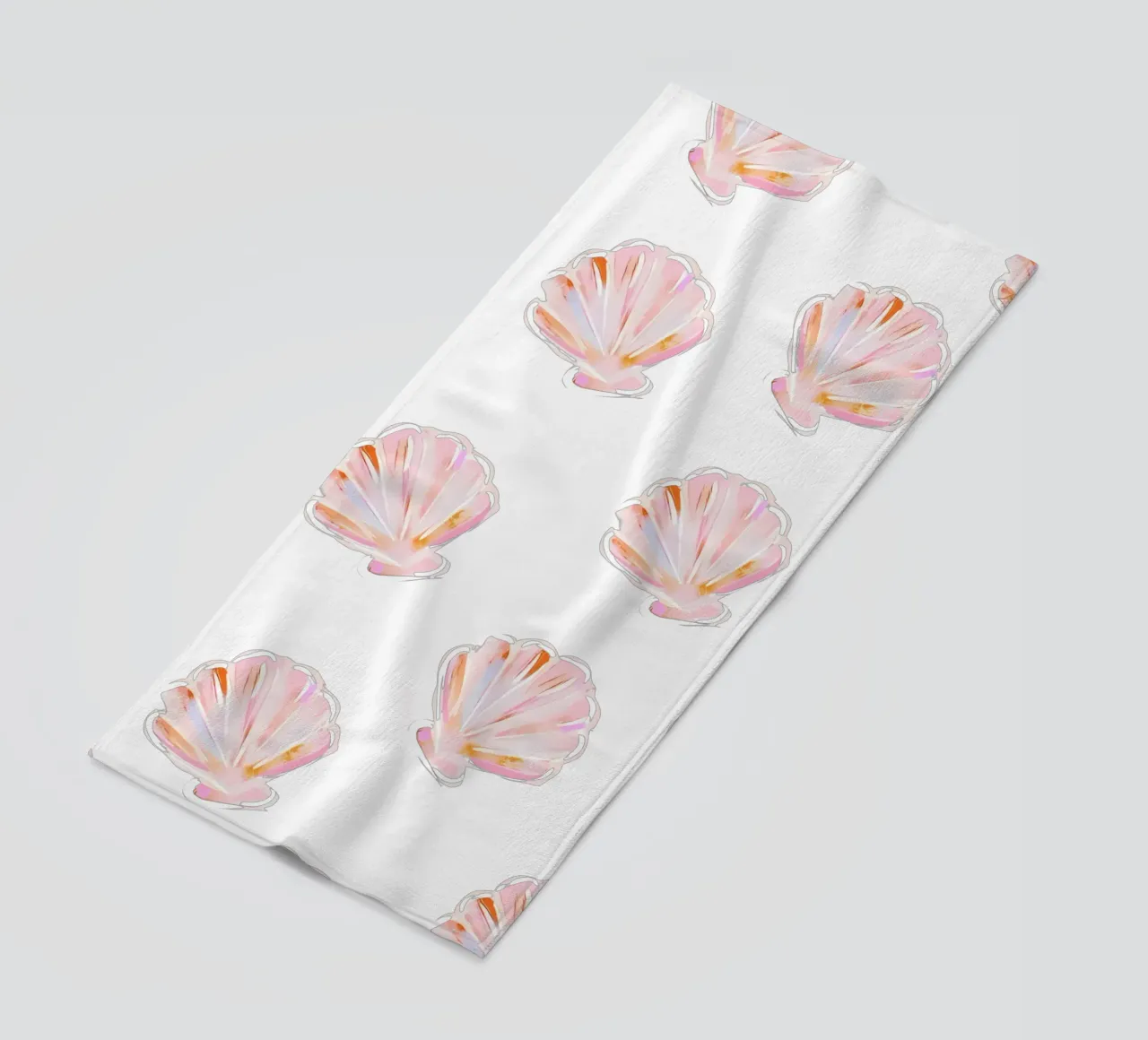 Sea Shell Pattern, Dolce Vita Print, Beach Wall Art beach towel by DolceVita