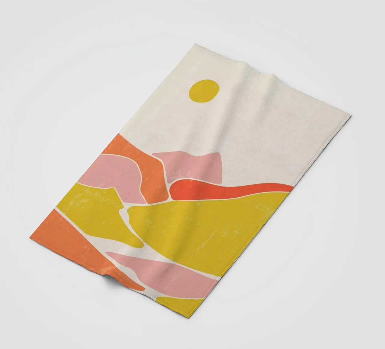 Peak Sun fleece blanket by Pure