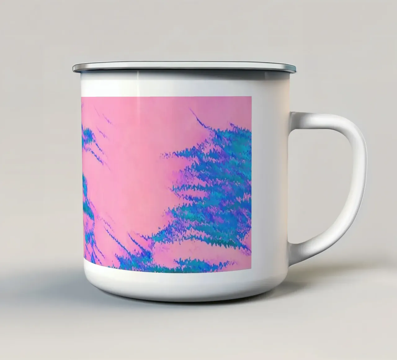 Vedo la bellezza Orchidea cotta tazza in smalto da SilverPegasus