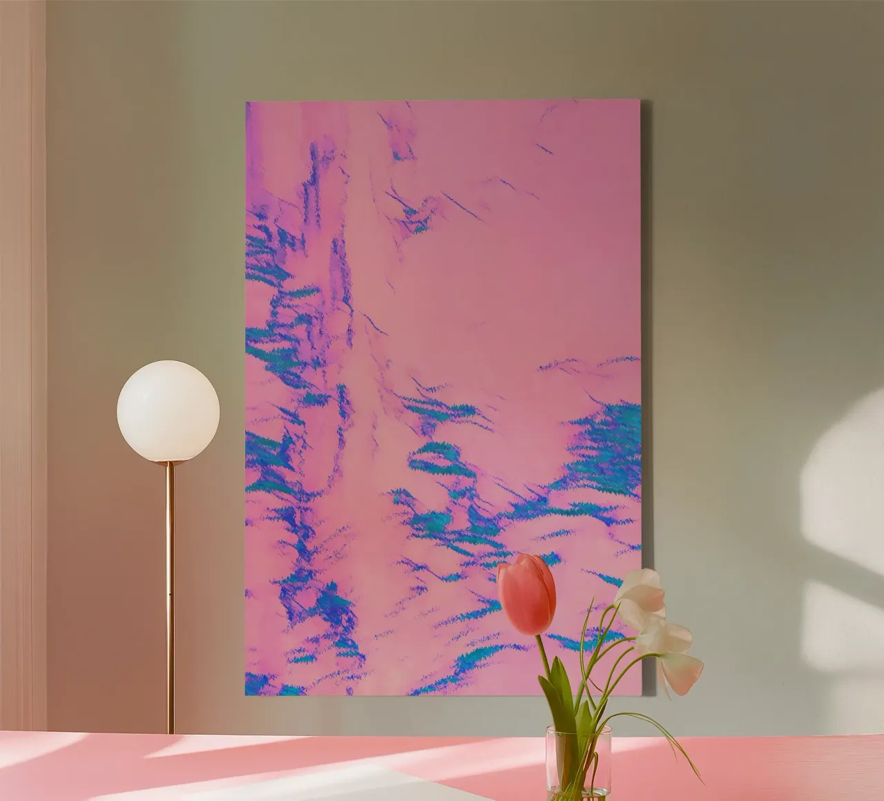 Vedo la bellezza Orchidea cotta tela con Cornice a cassetta da SilverPegasus