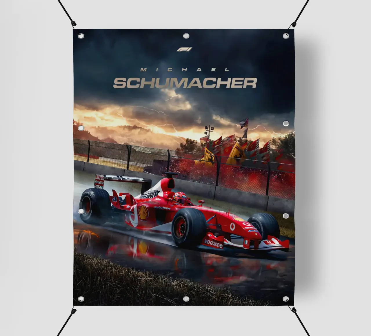 Michael Schumacher bâche pvc de Indah Creative