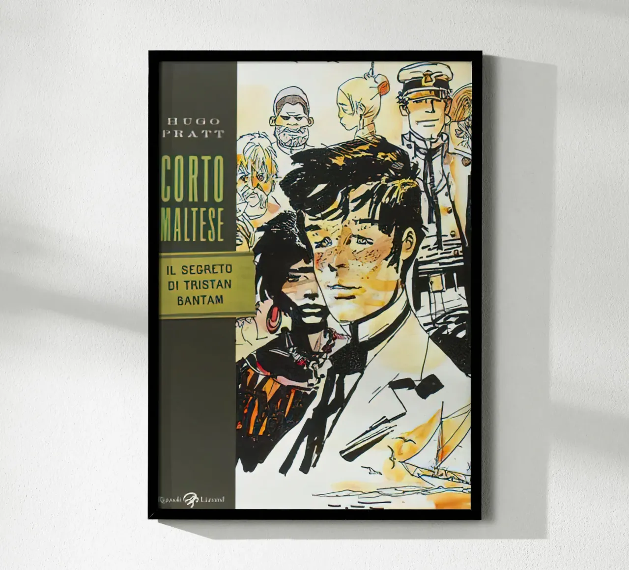 Maltese Il segreto di Tristan Bantam poster con telaio in plastica da MIa_Dispath