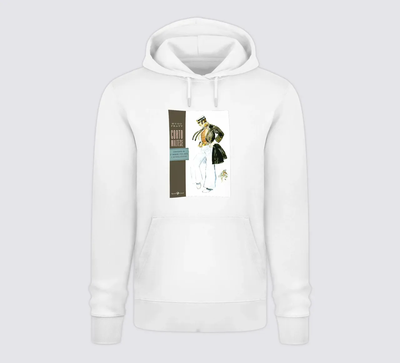 Maltese Hugo Pratt Concerto in o Minore Per Arpa felpa con cappuccio da MIa_Dispath