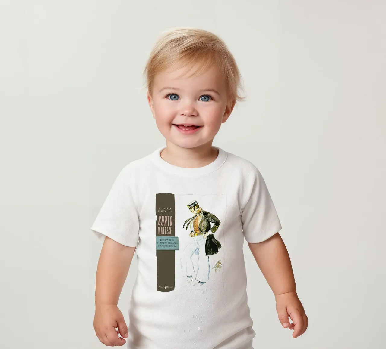 Concierto para arpa en O menor del maltés Hugo Pratt camiseta de bebé de MIa_Dispath