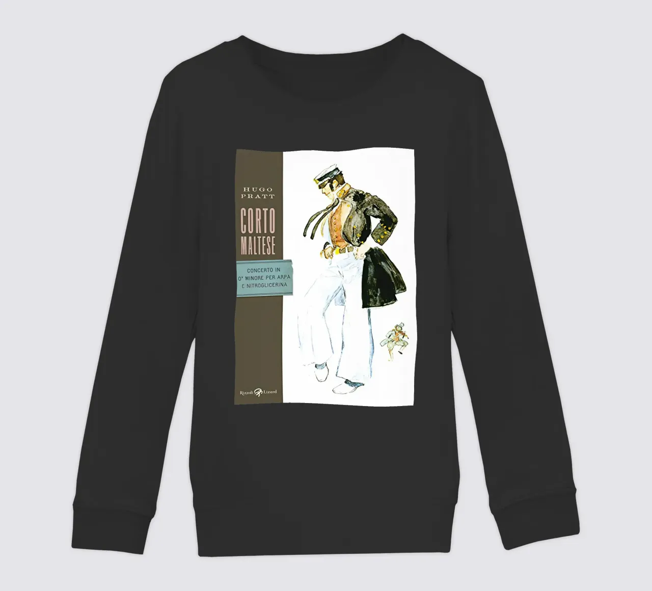 Maltese Hugo Pratt Concerto in o Minore Per Arpa felpa bambino da MIa_Dispath