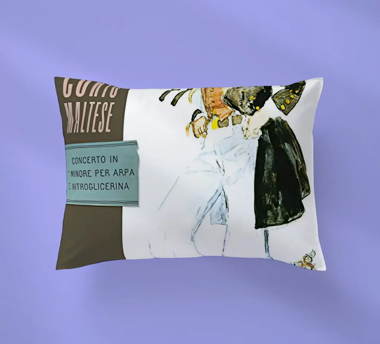 Maltese Hugo Pratt Concerto in o Minore Per Arpa cuscino da MIa_Dispath