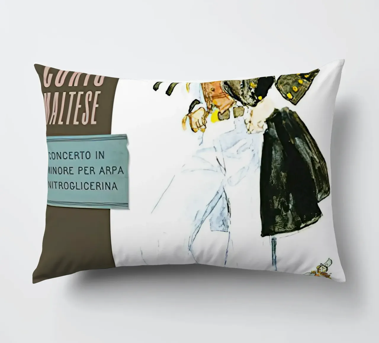 Maltese Hugo Pratt Concerto in o Minore Per Arpa cuscino da MIa_Dispath