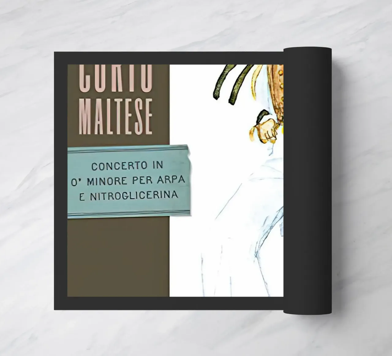 Maltezer Hugo Pratt Concerto in O Voor Harp deurmat van MIa_Dispath