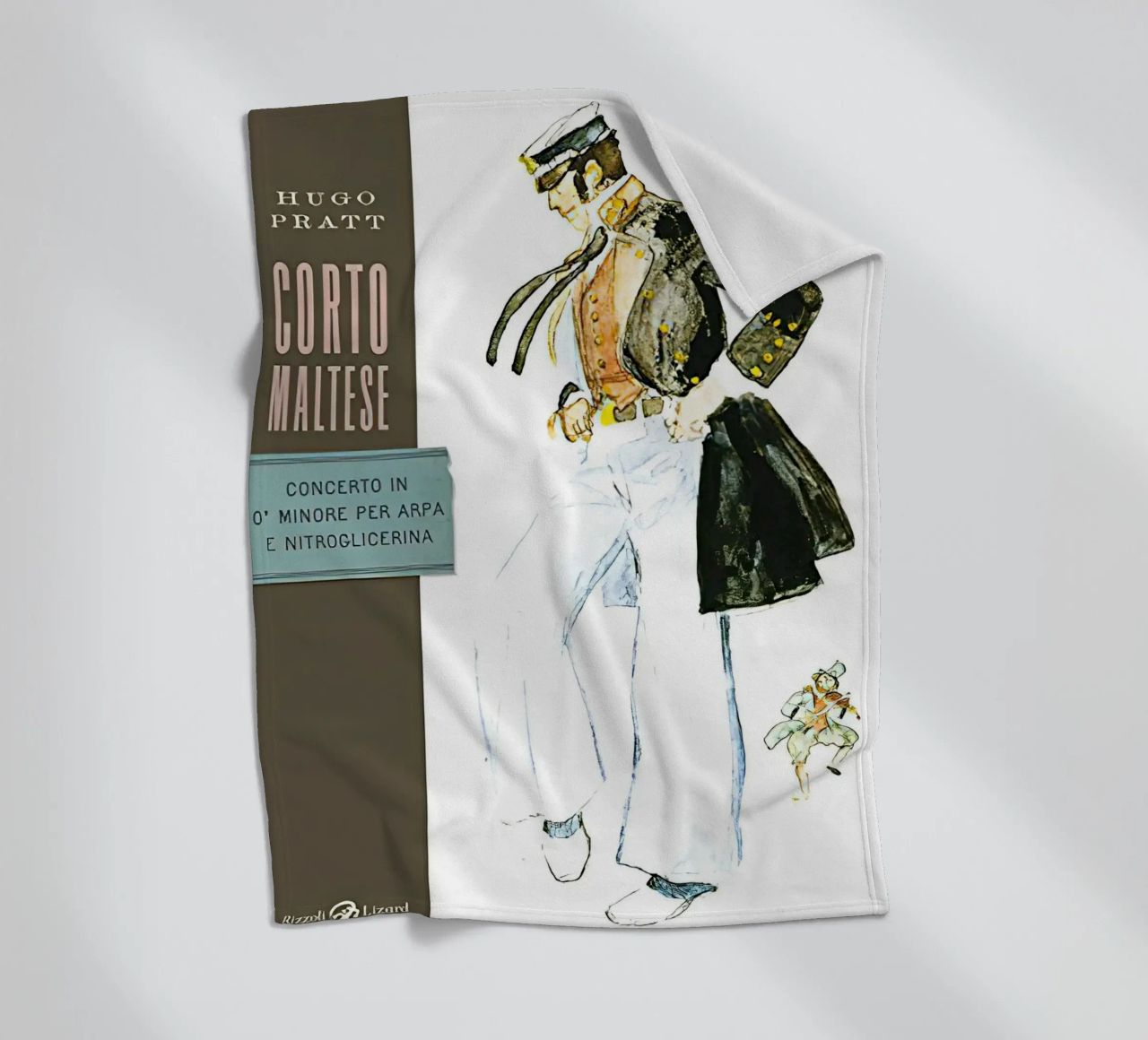 Maltese Hugo Pratt Concerto in o Minore Per Arpa coperta in pile da MIa_Dispath