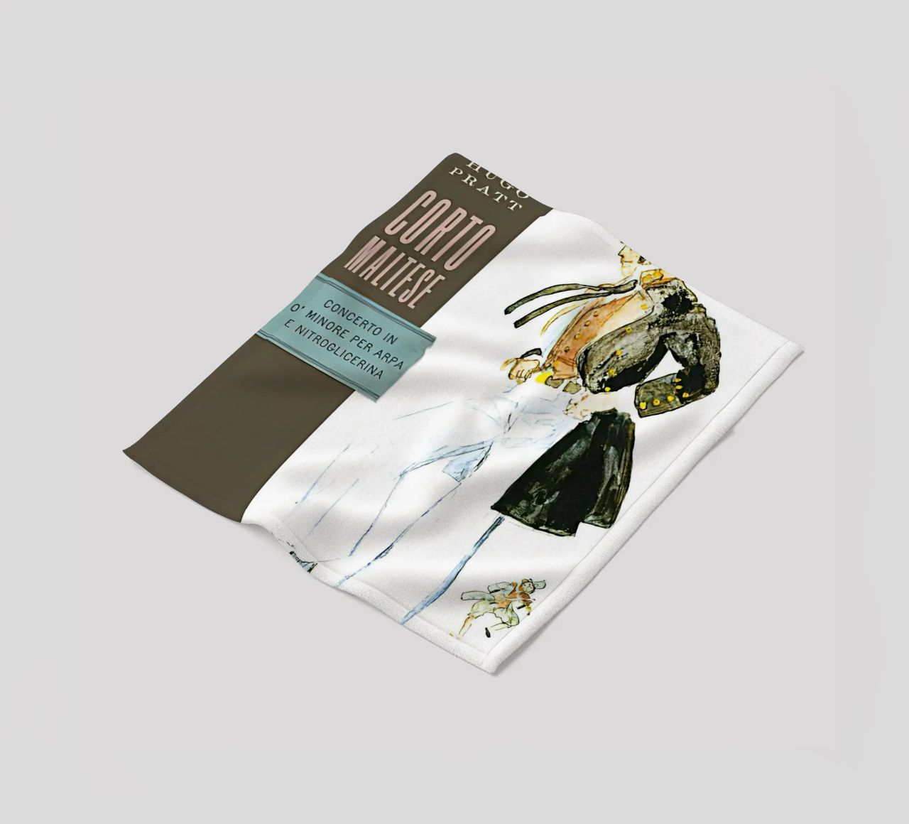 Maltese Hugo Pratt Concerto in o Minore Per Arpa coperta in pile da MIa_Dispath