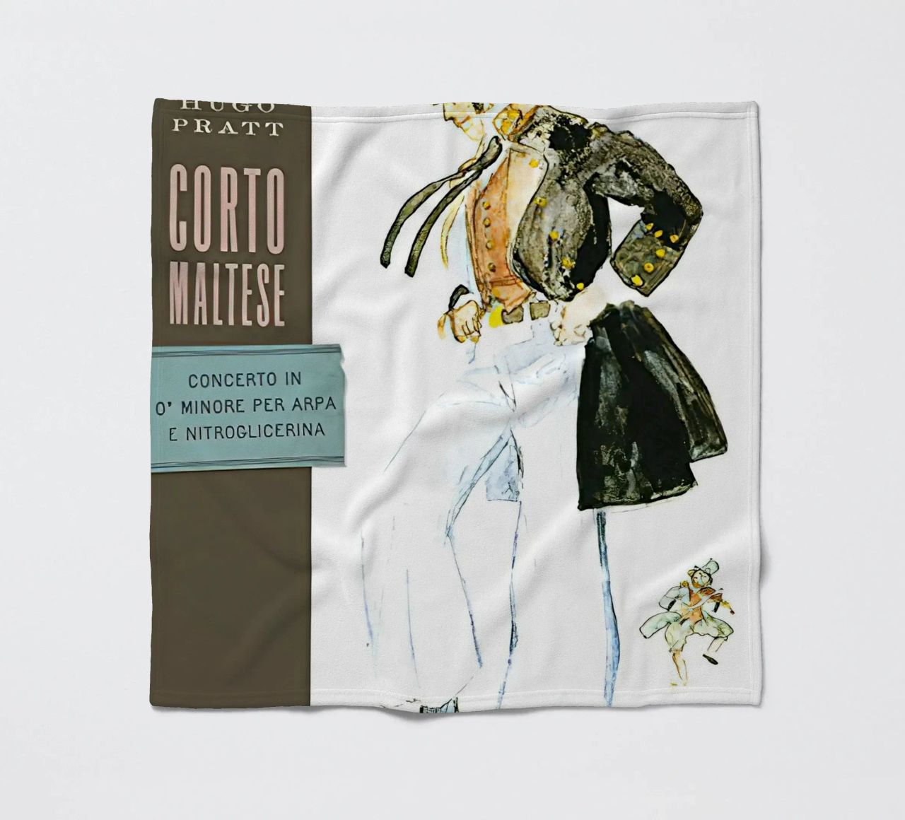 Maltese Hugo Pratt Concerto in o Minore Per Arpa coperta in pile da MIa_Dispath