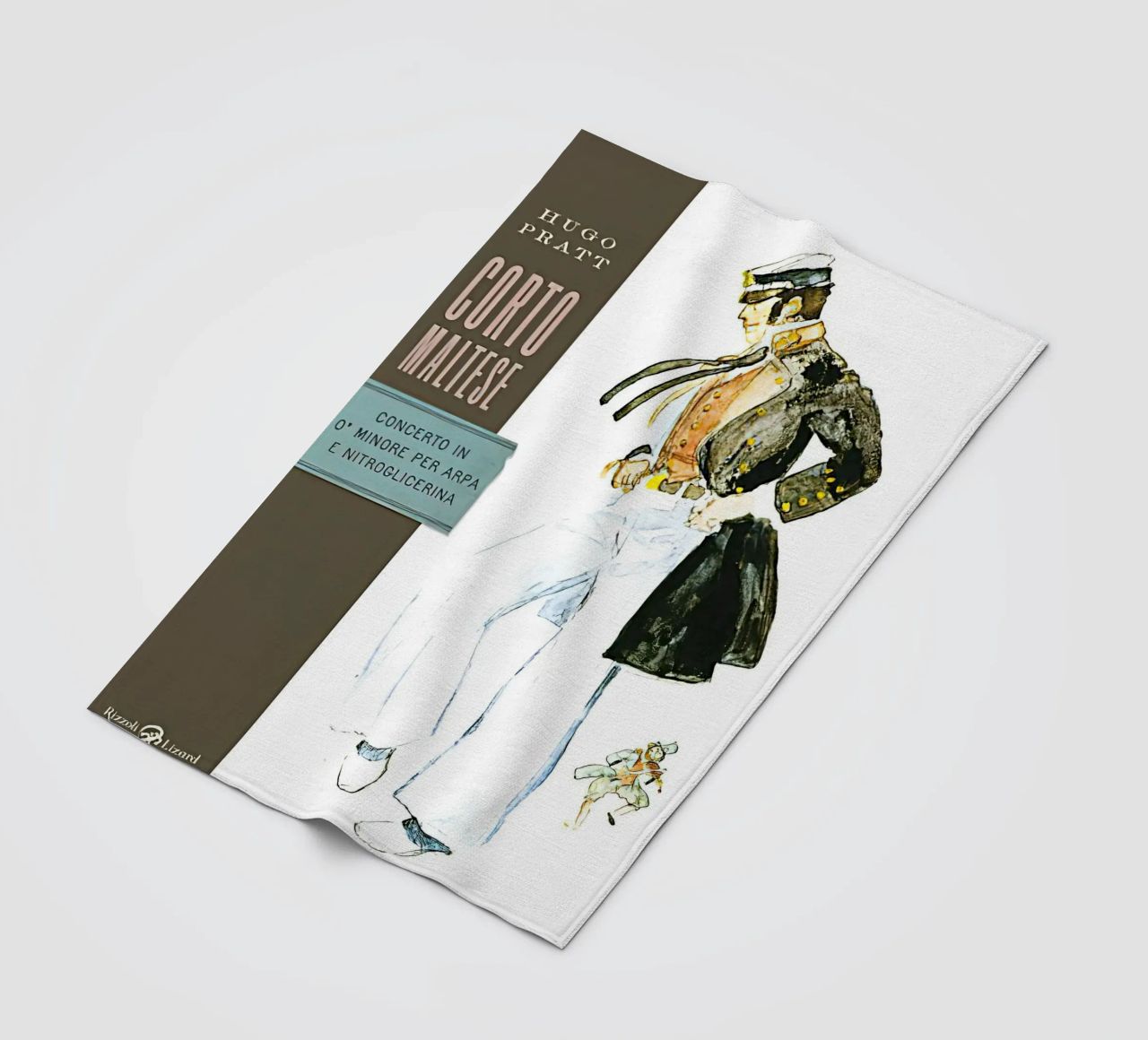 Maltese Hugo Pratt Concerto in o Minore Per Arpa coperta in pile da MIa_Dispath