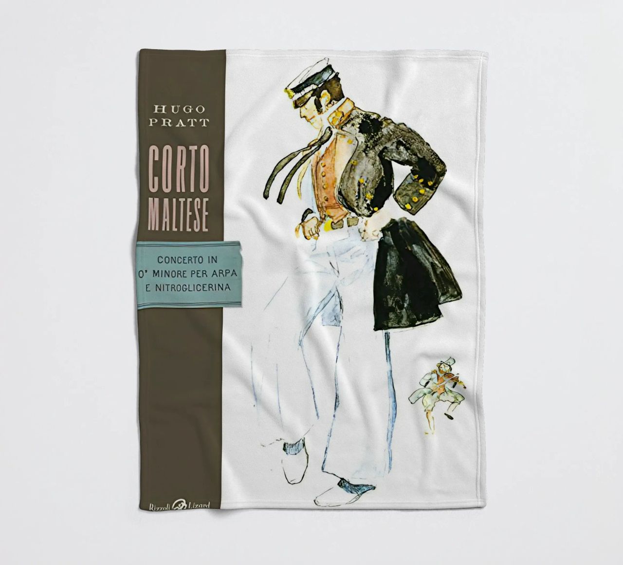 Maltese Hugo Pratt Concerto in o Minore Per Arpa coperta in pile da MIa_Dispath