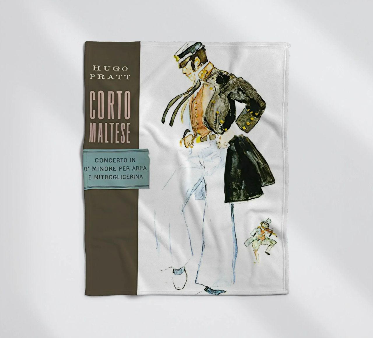 Maltese Hugo Pratt Concerto in o Minore Per Arpa coperta in pile da MIa_Dispath