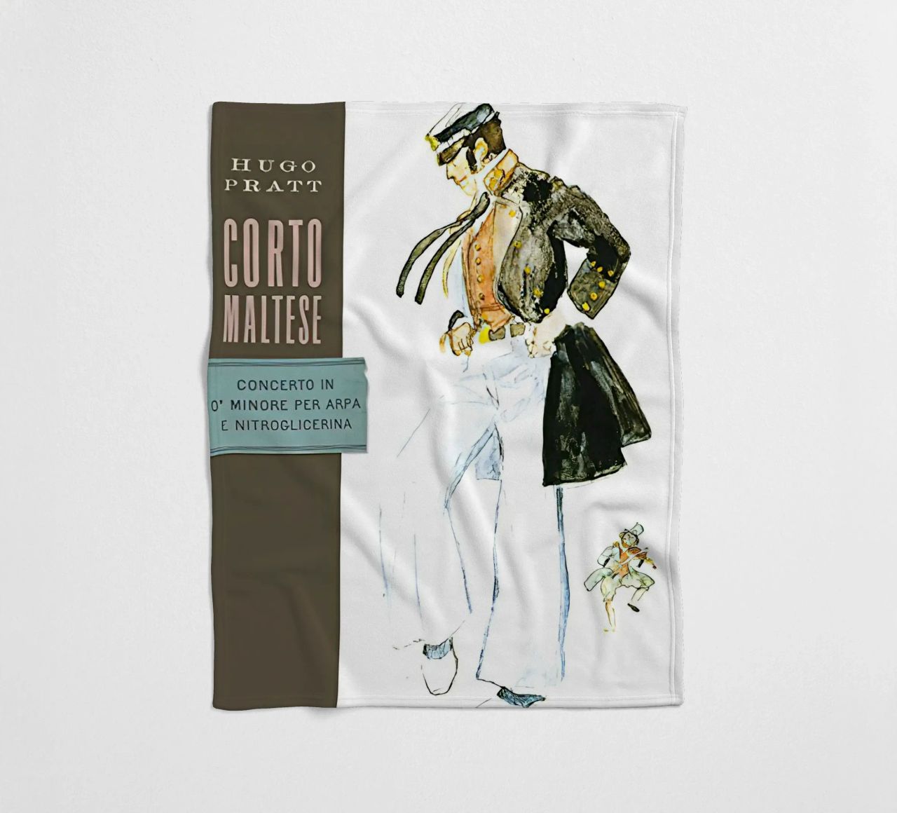 Maltese Hugo Pratt Concerto in o Minore Per Arpa coperta in pile da MIa_Dispath