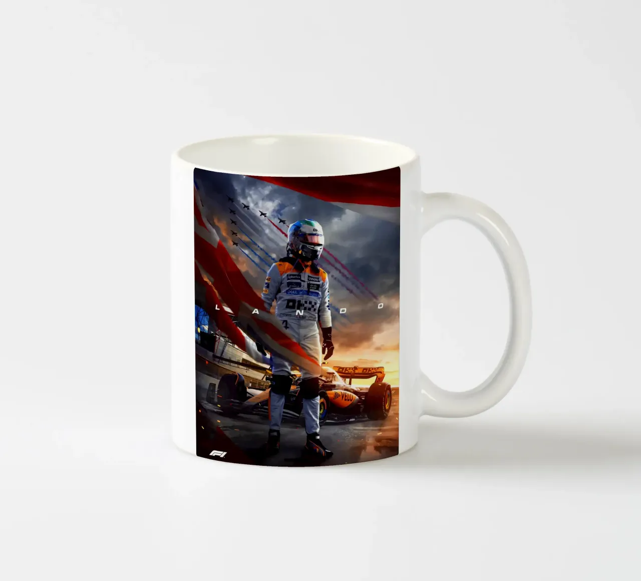 Lando Norris tazza in ceramica da Indah Creative
