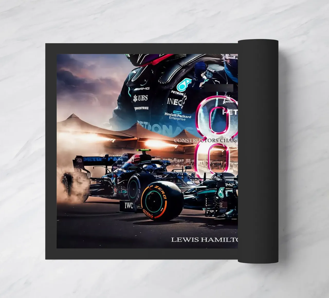 Lewis Hamilton zerbino da Indah Creative