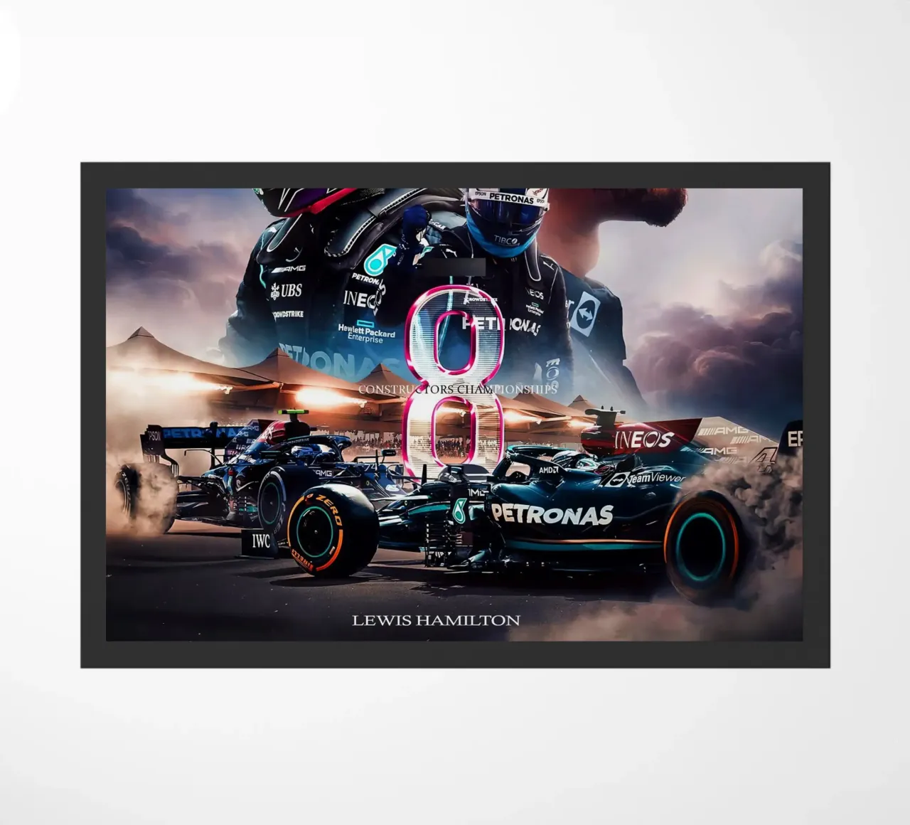 Lewis Hamilton zerbino da Indah Creative