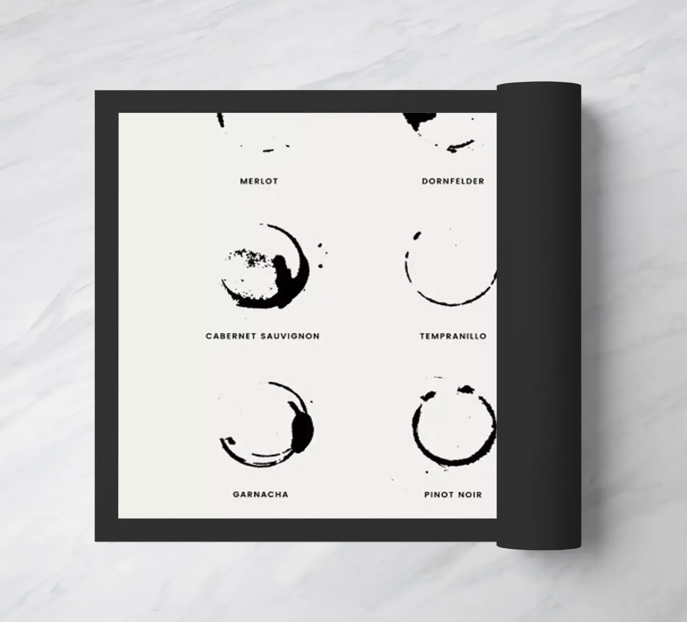Paws Chart 2 doormat by daylight design studio
