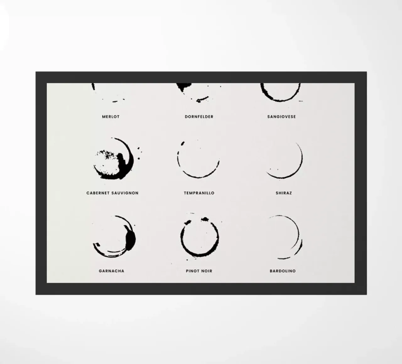 Paws Chart 2 deurmat van daylight design studio