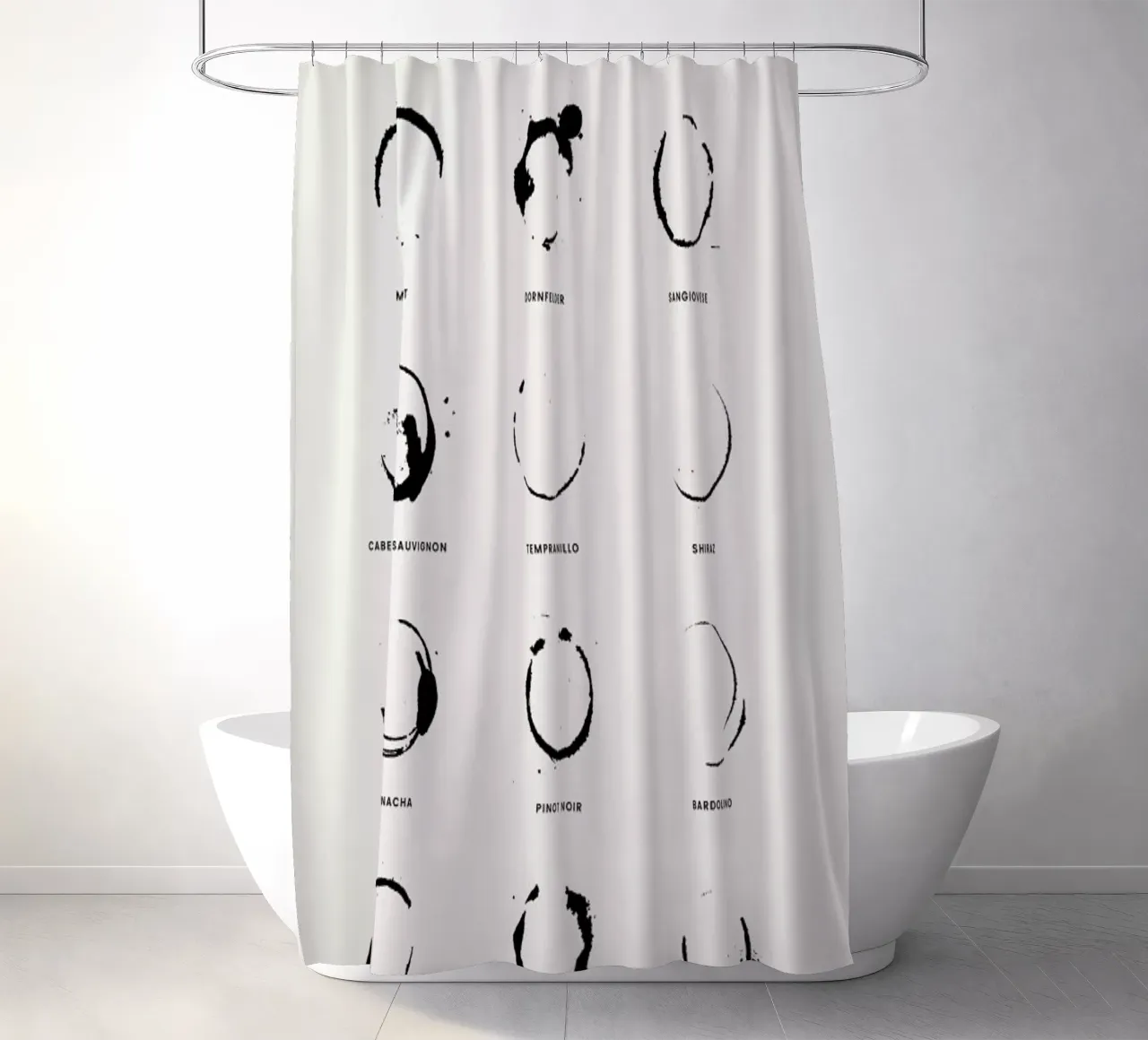 Paws Chart 2 tenda da doccia da daylight design studio