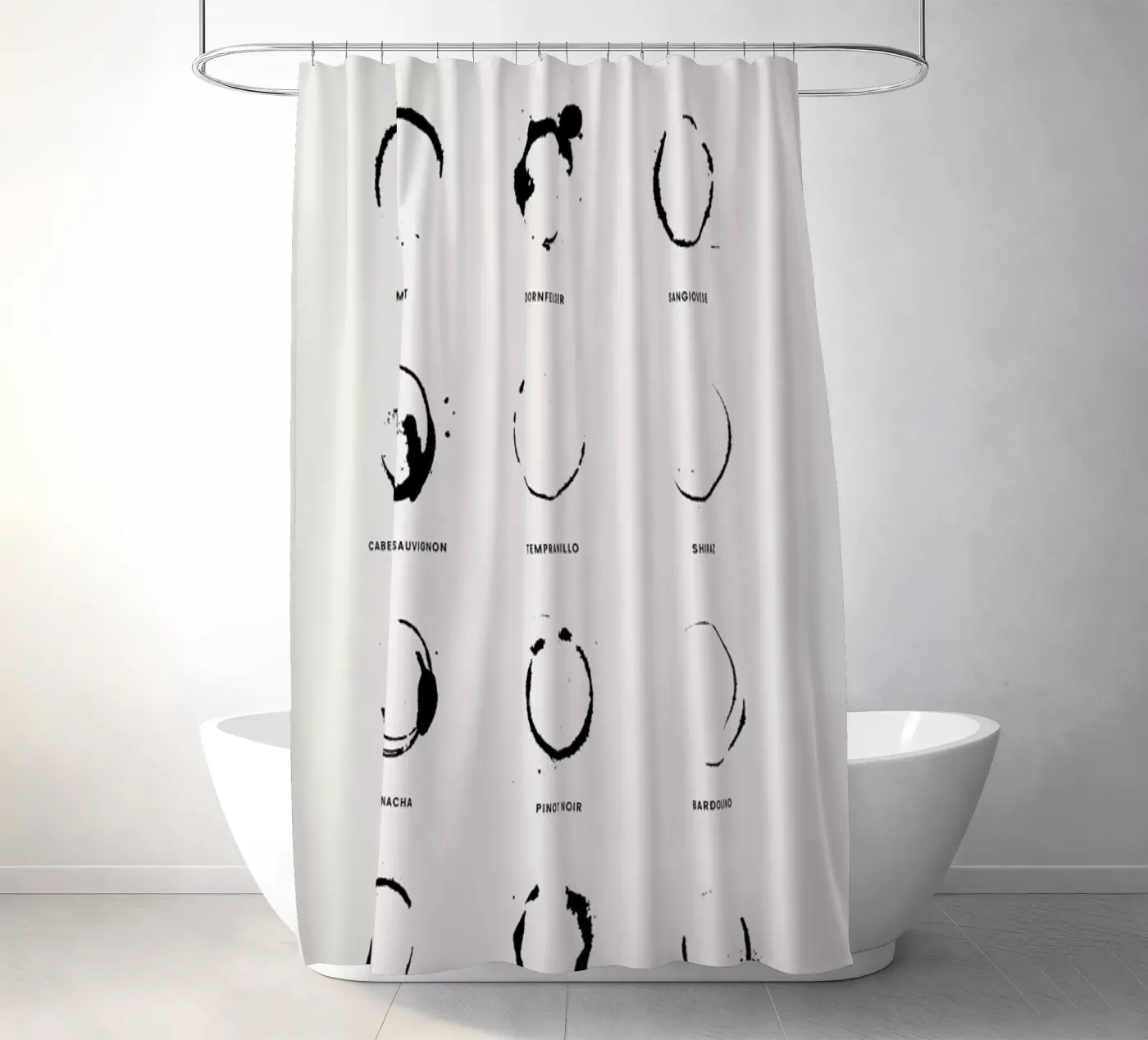 Paws Chart 2 Duschvorhang von daylight design studio