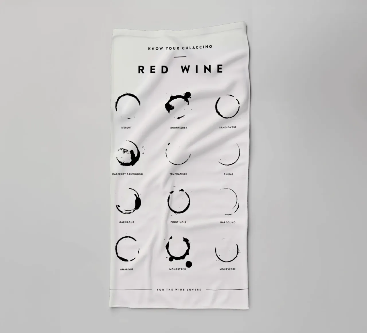 Paws Chart 2 asciugamano da bagno da daylight design studio