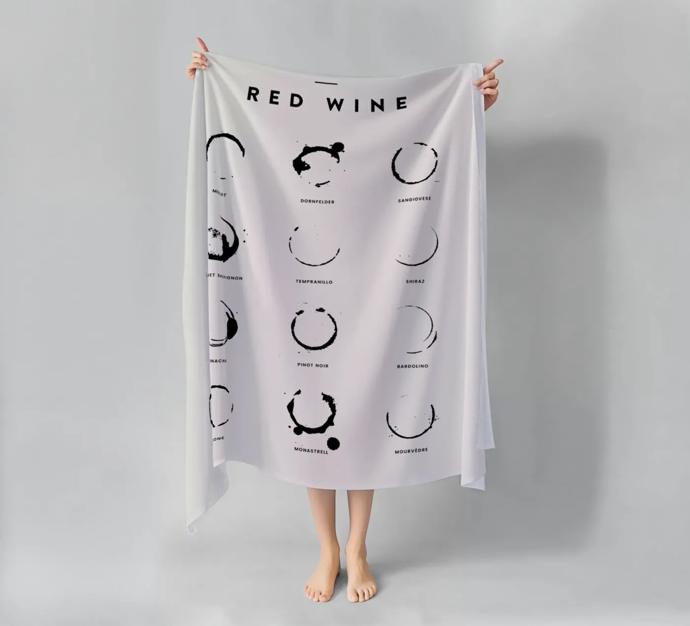 Paws Chart 2 Strandtuch von daylight design studio