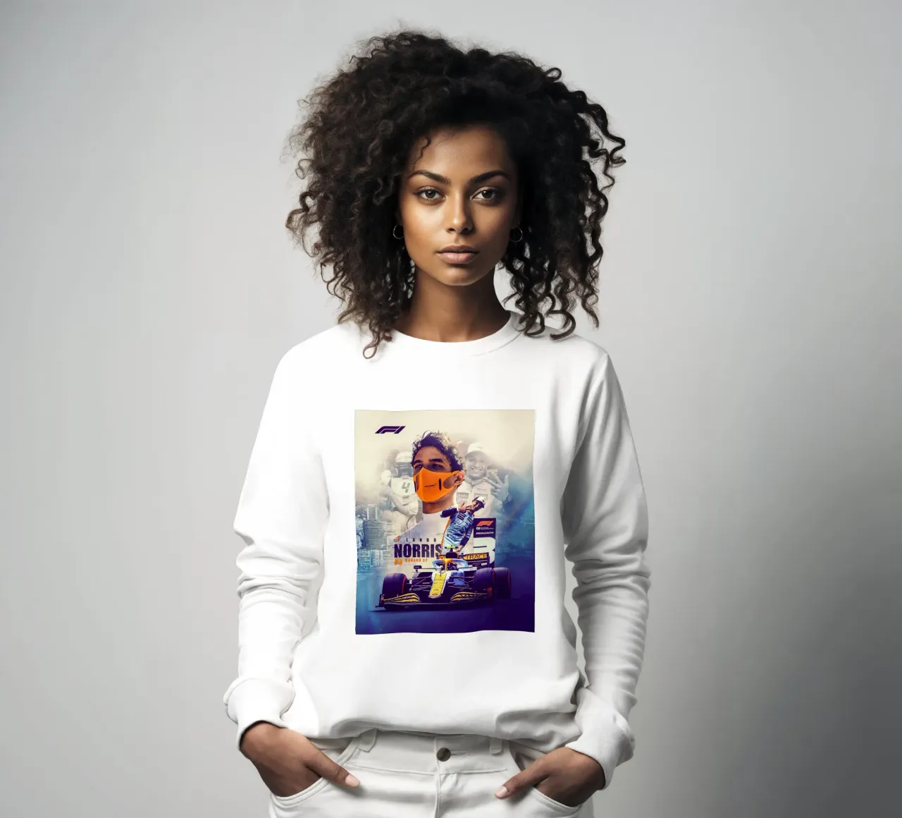 Lando Norris felpa da Indah Creative