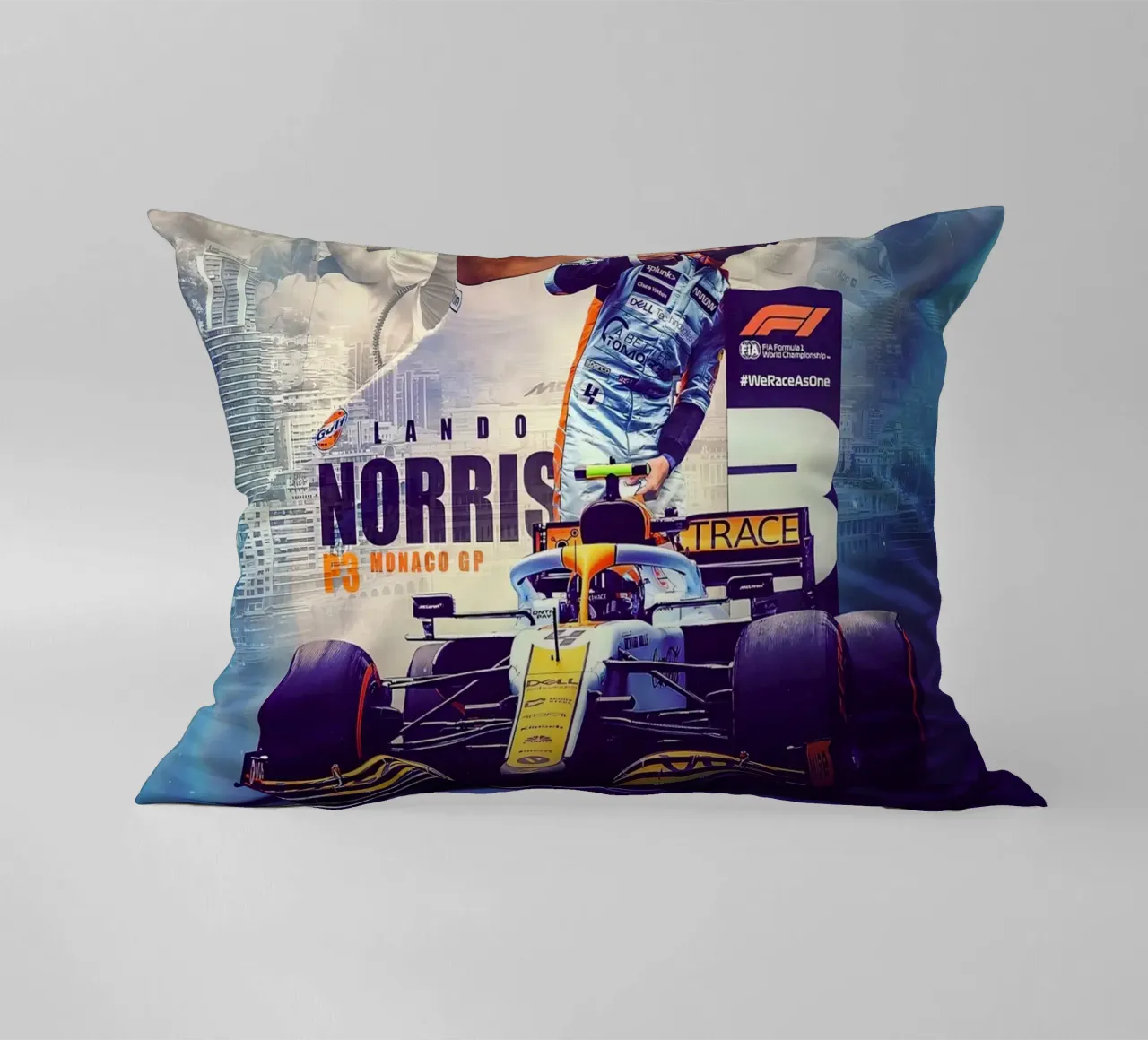 Lando Norris cuscino da Indah Creative