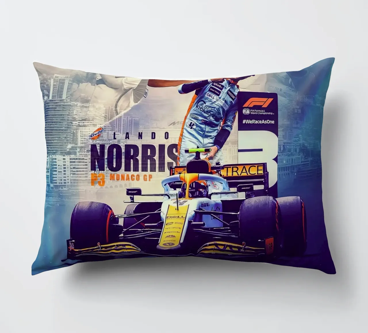 Lando Norris cuscino da Indah Creative