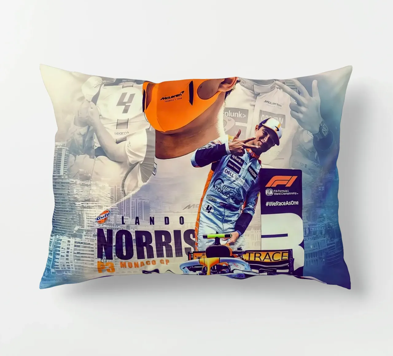Lando Norris cuscino da Indah Creative