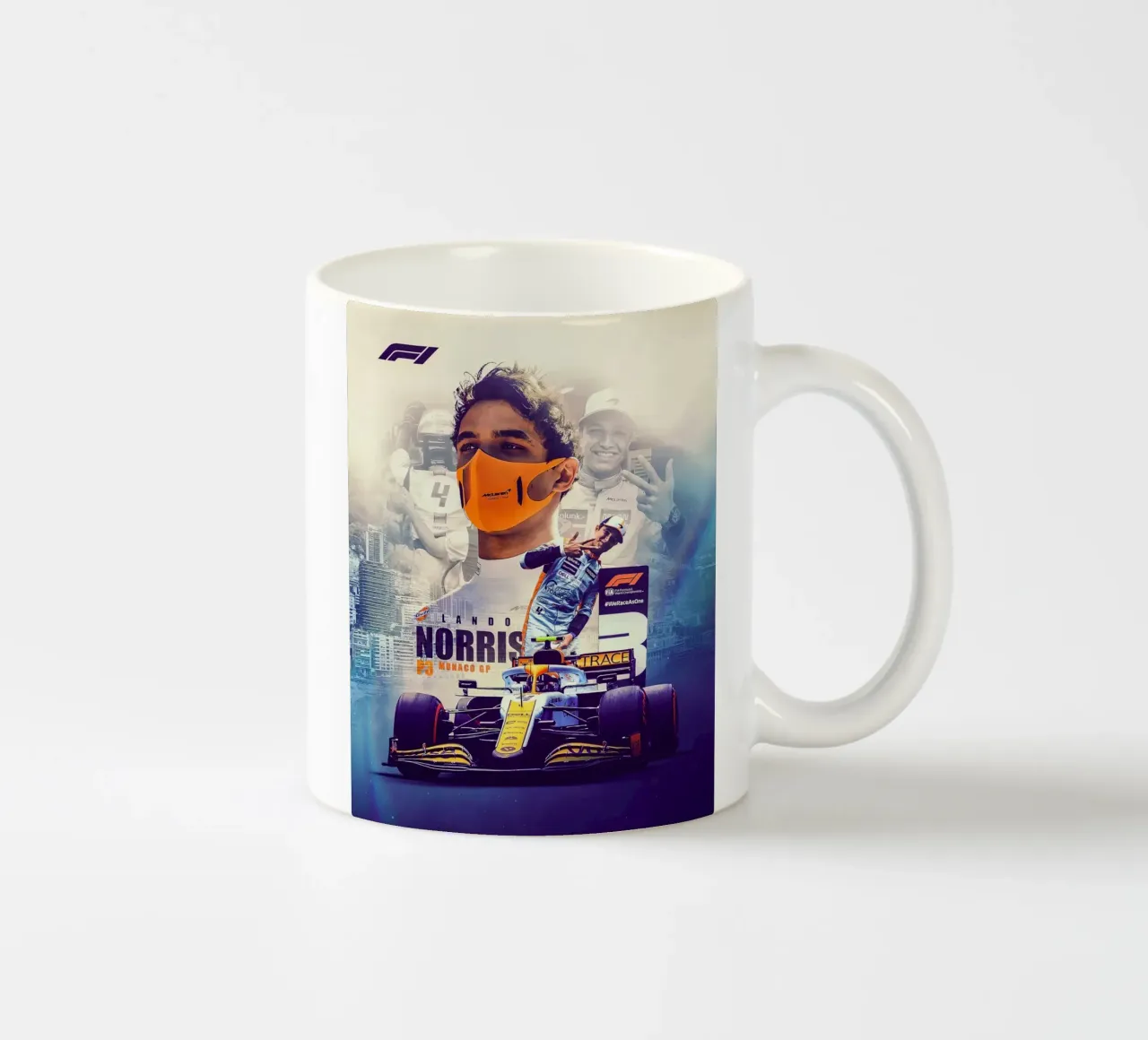 Lando Norris tazza in ceramica da Indah Creative