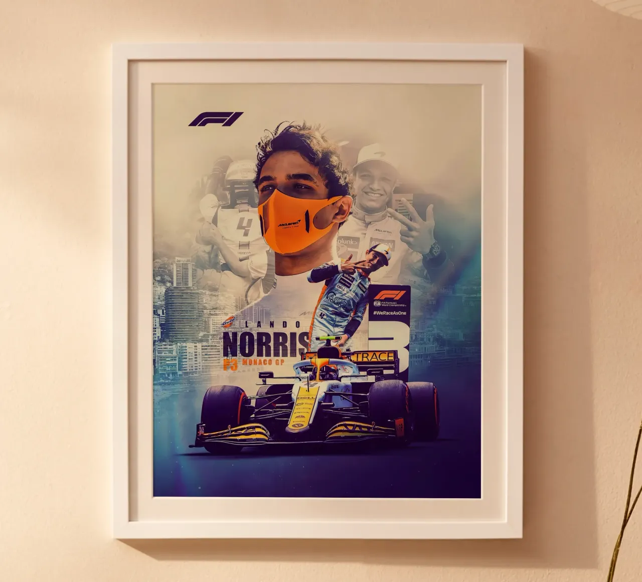Lando Norris carta hahnemühle da Indah Creative