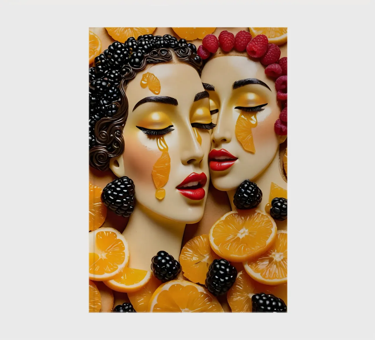 Toast Orange notebook by kosinsart.gallery
