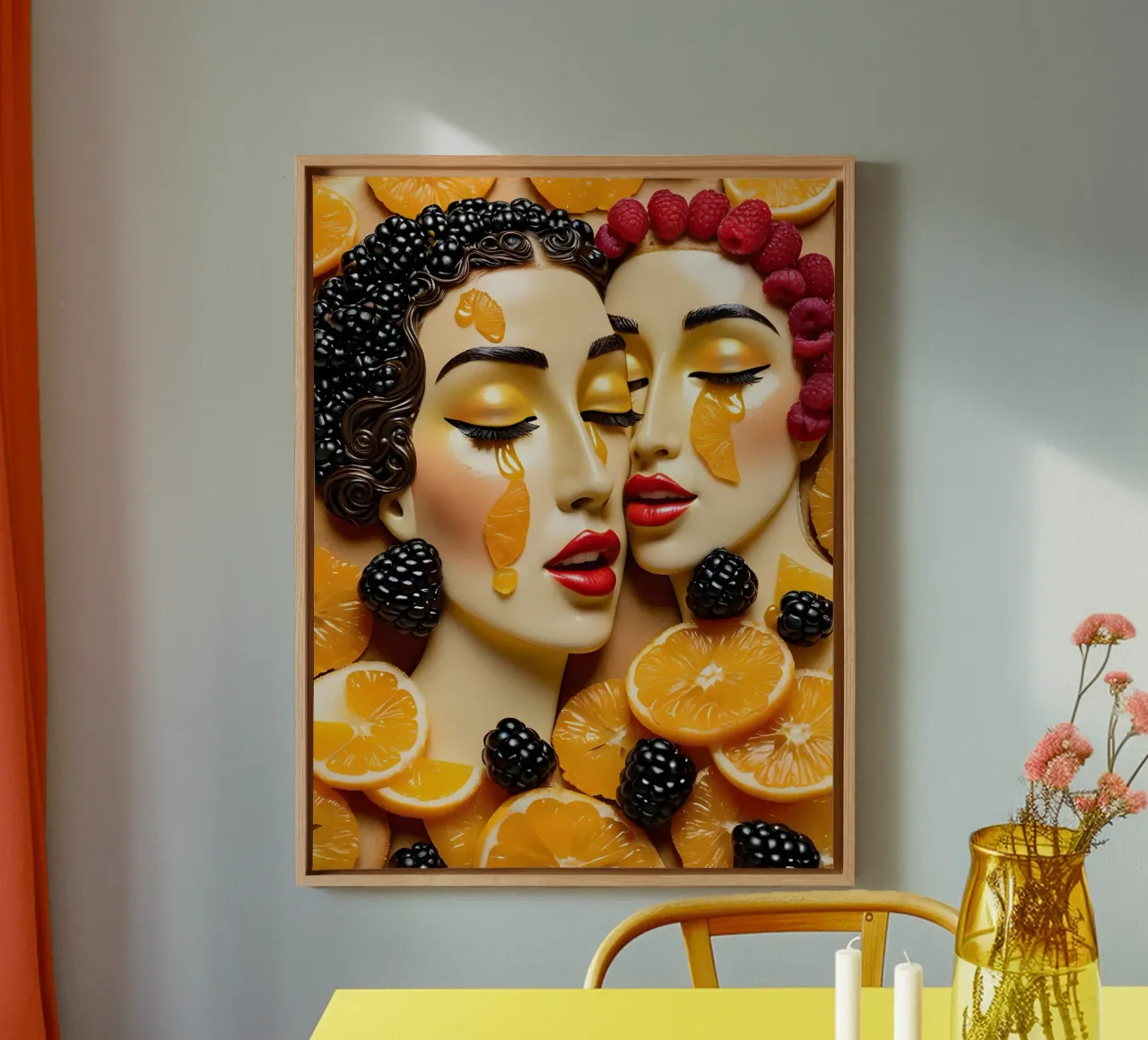 Toast Orange canvas by kosinsart.gallery