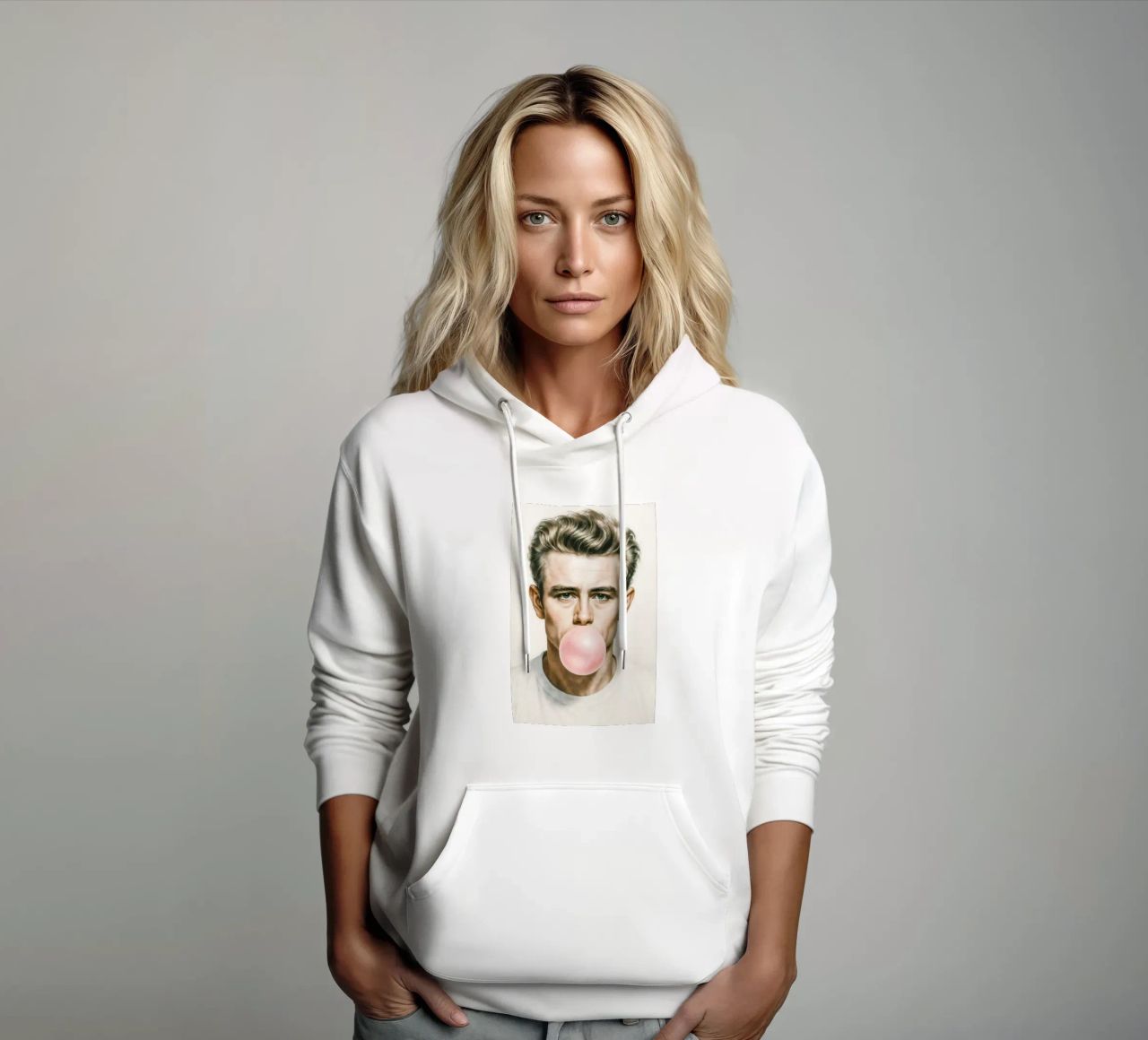 The Bubble Side of James Dean felpa con cappuccio da CNTRL