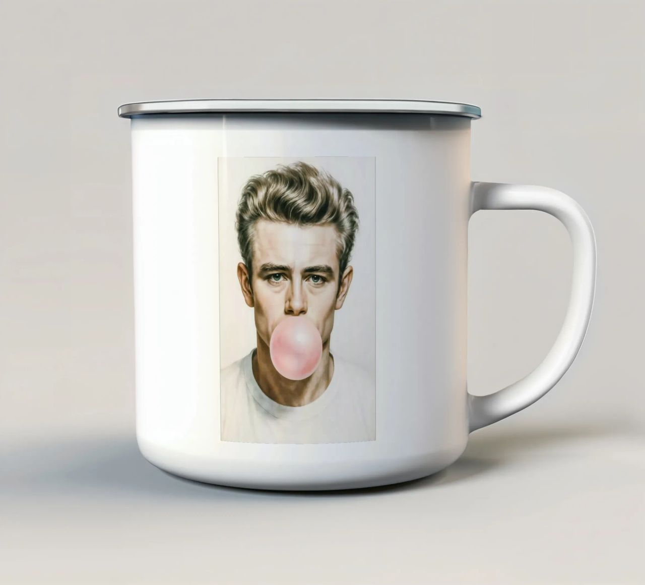 The Bubble Side of James Dean tazza in smalto da CNTRL