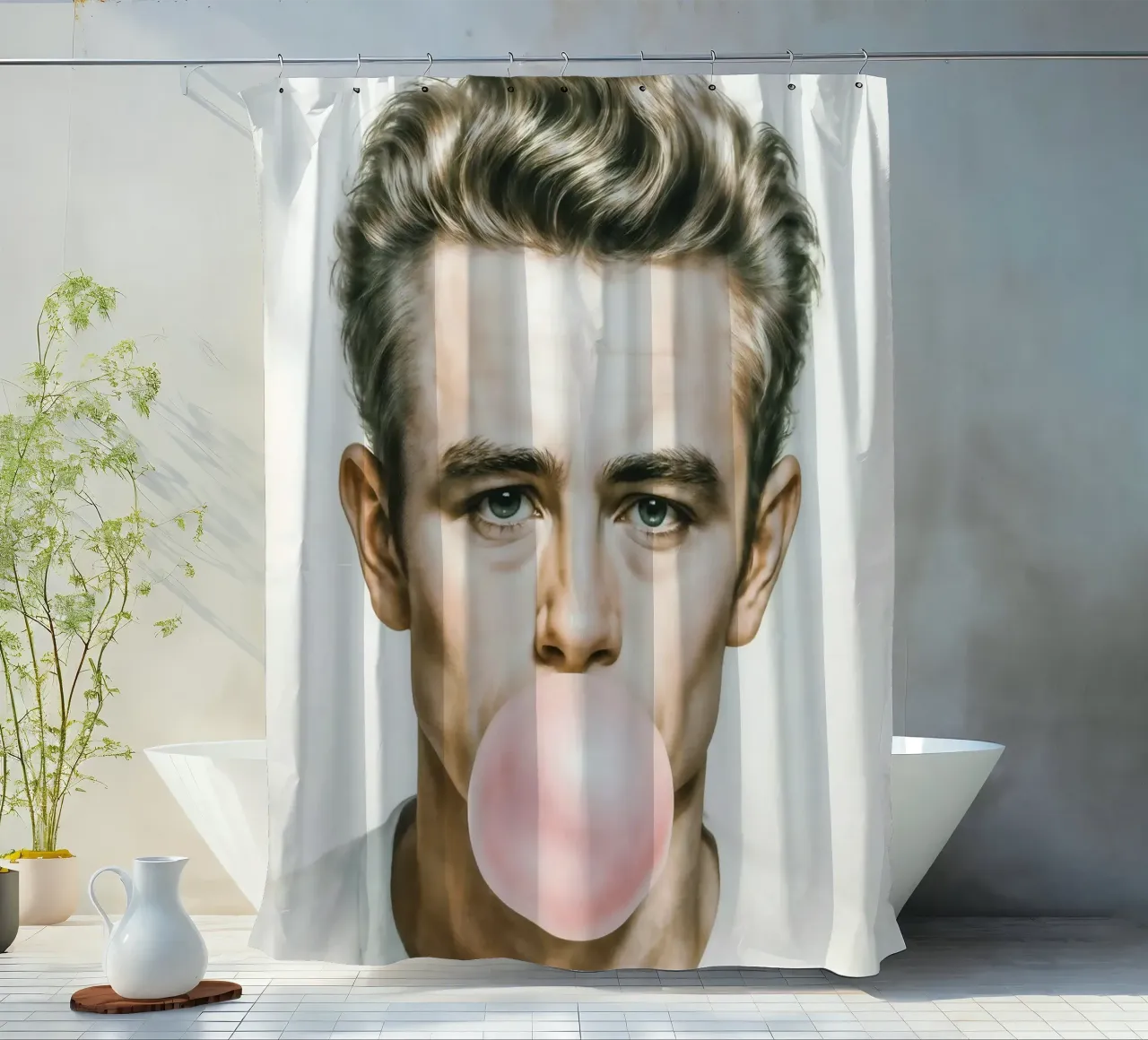 The Bubble Side of James Dean tenda da doccia da CNTRL