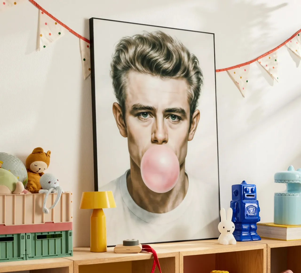 The Bubble Side of James Dean alluminio dibond da CNTRL