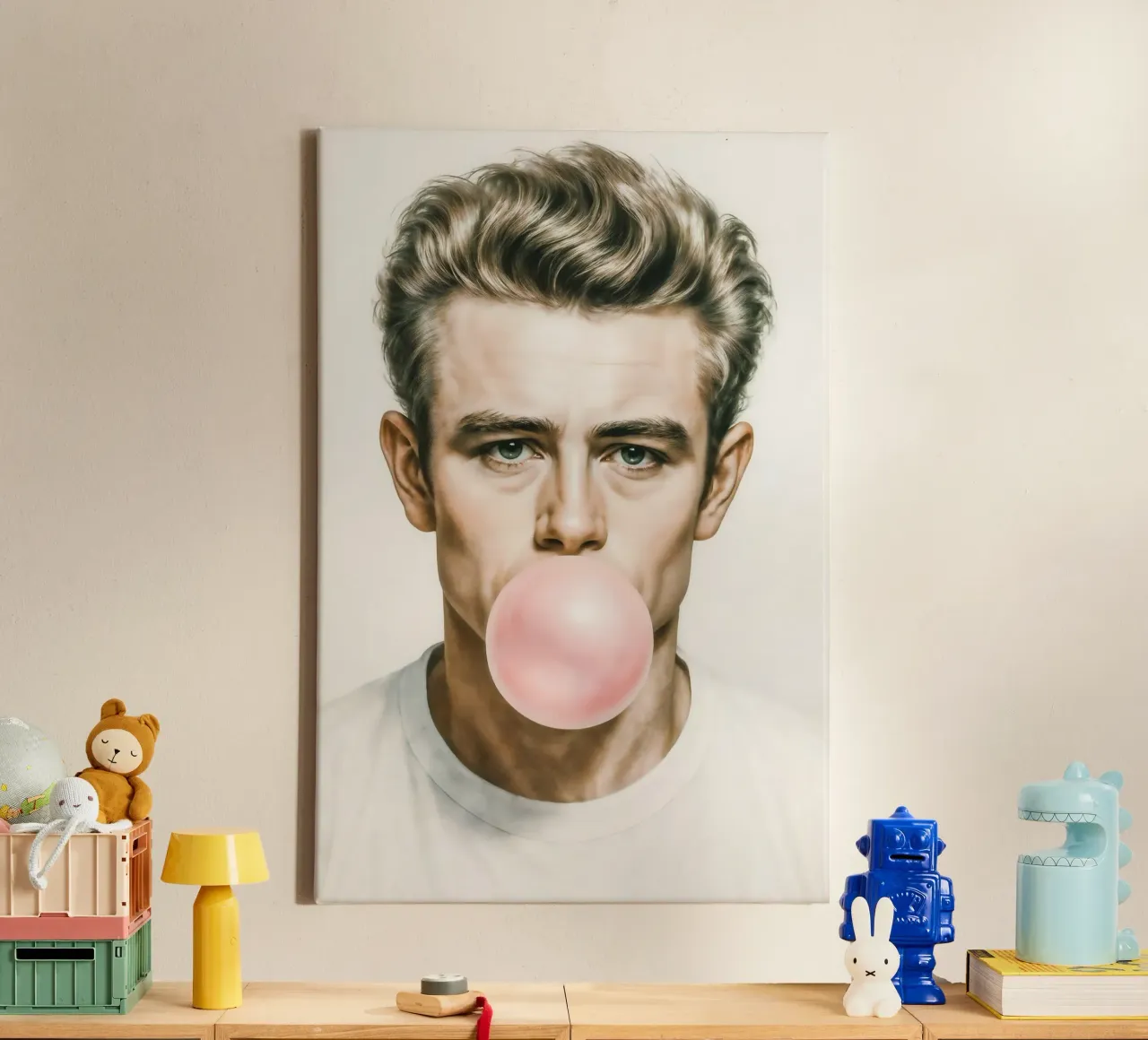 The Bubble Side of James Dean tela con Cornice a cassetta da CNTRL