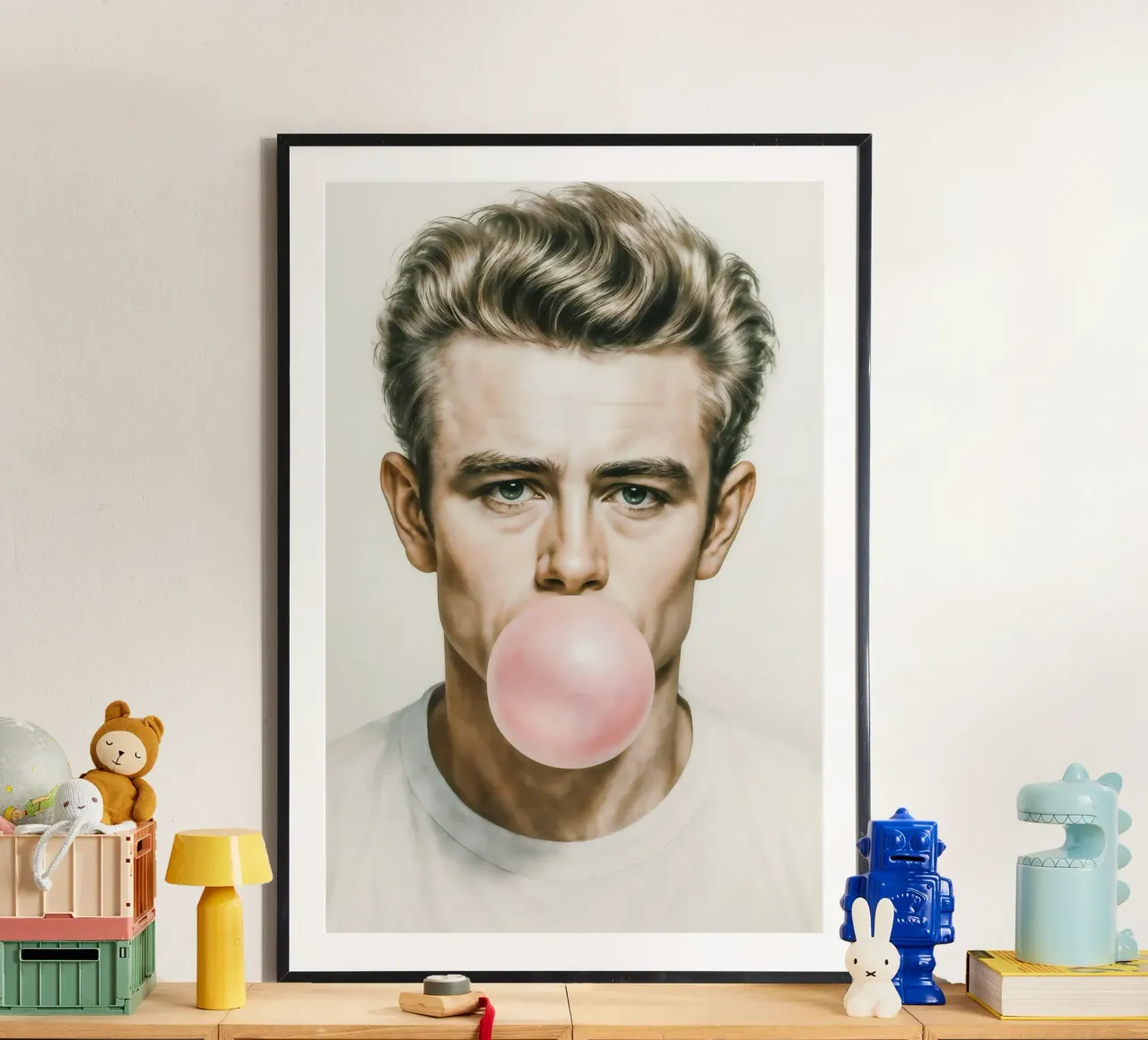 The Bubble Side of James Dean carta hahnemühle da CNTRL
