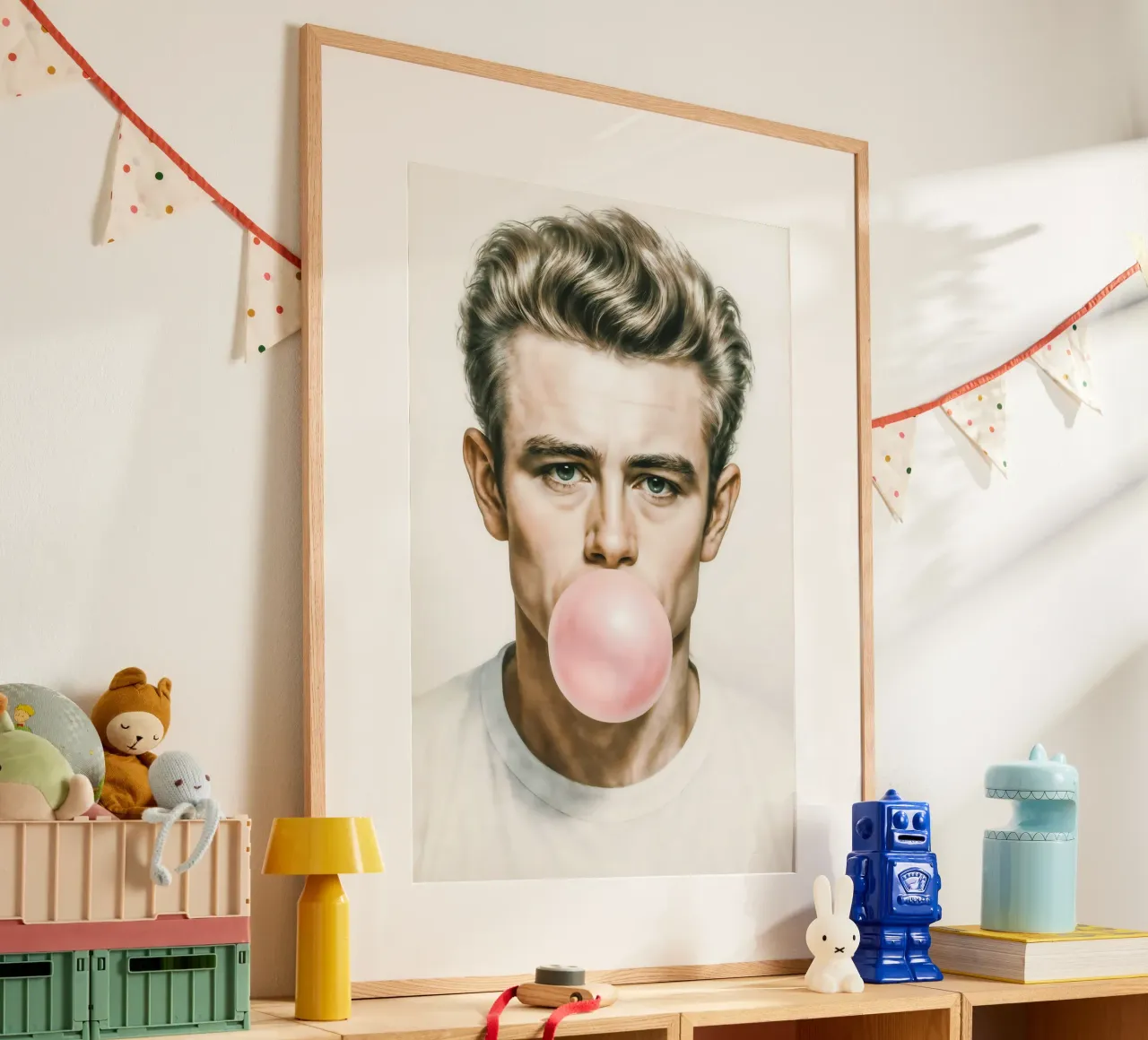 The Bubble Side of James Dean carta hahnemühle da CNTRL