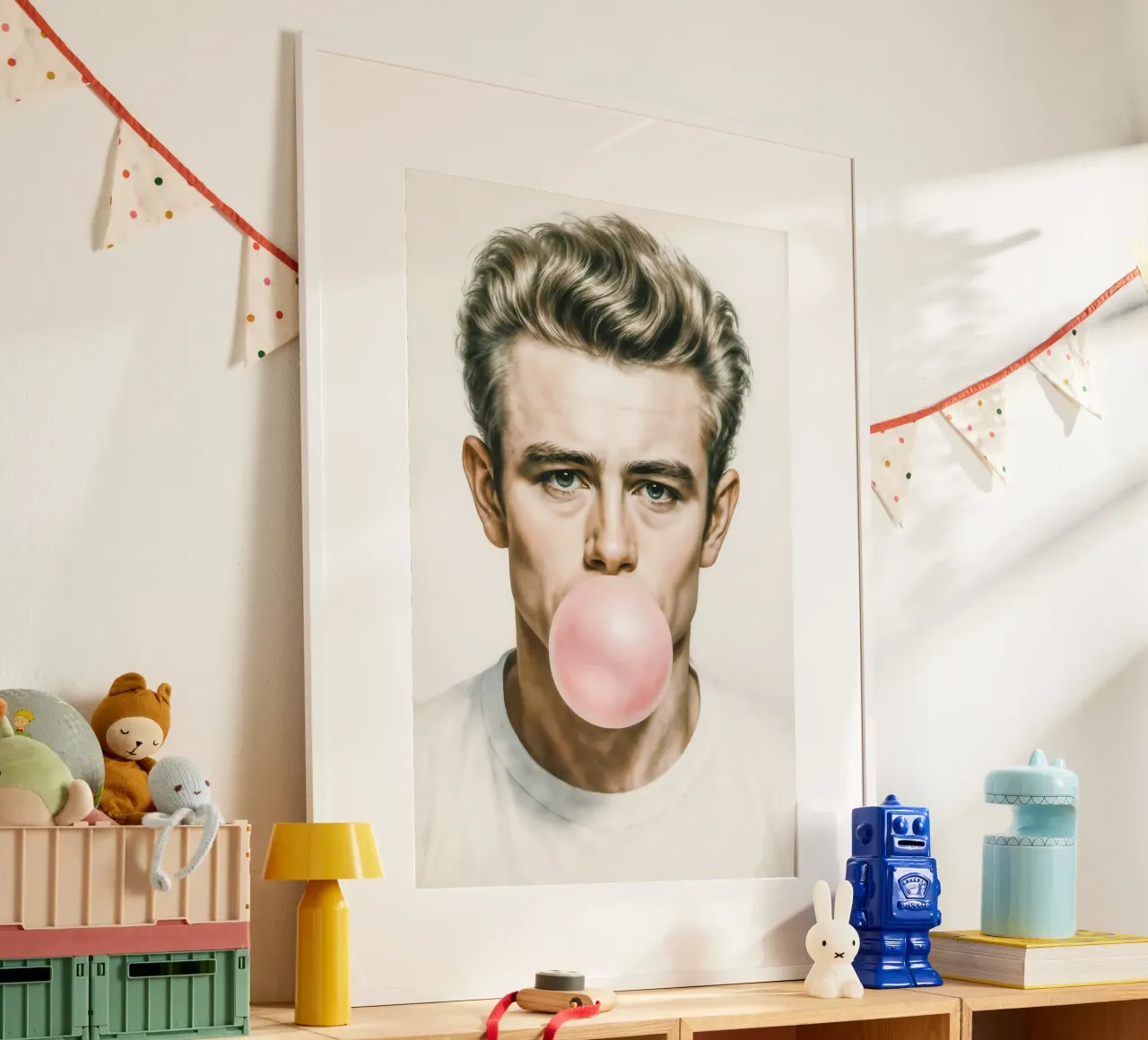 The Bubble Side of James Dean carta hahnemühle da CNTRL