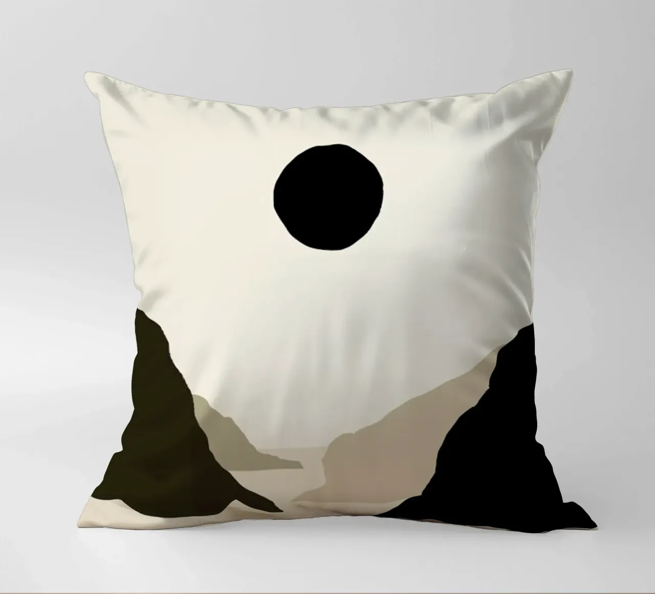 Black Moon Mountain cuscino da Graphite